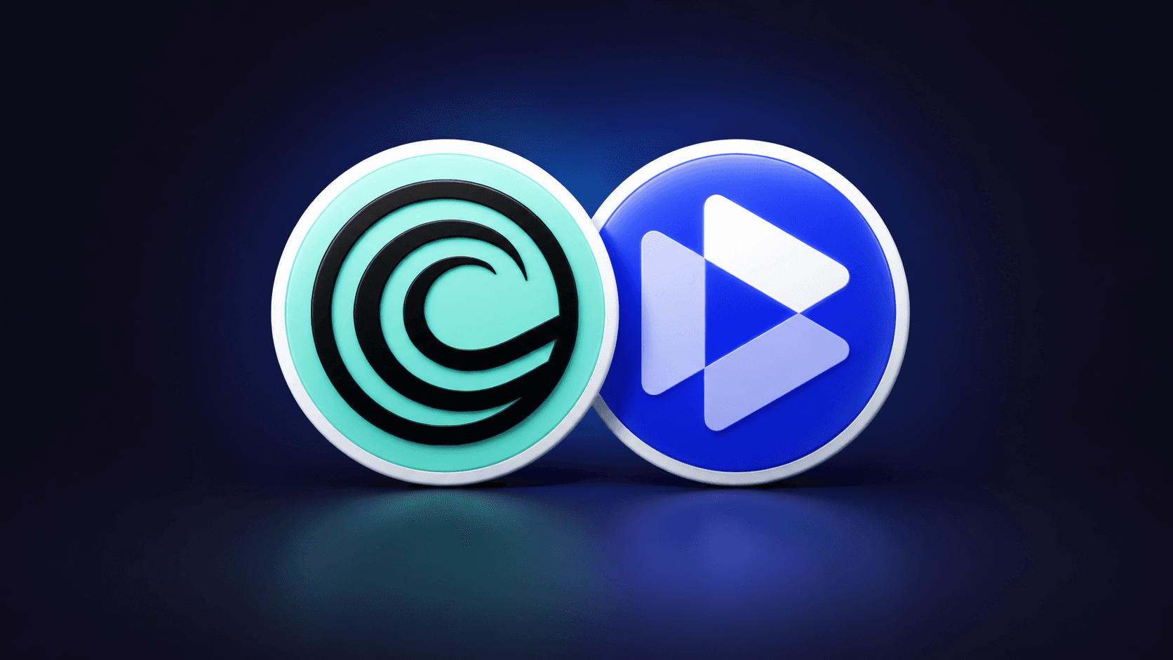 Coastal Bank and Coverbase logos on dark blue background